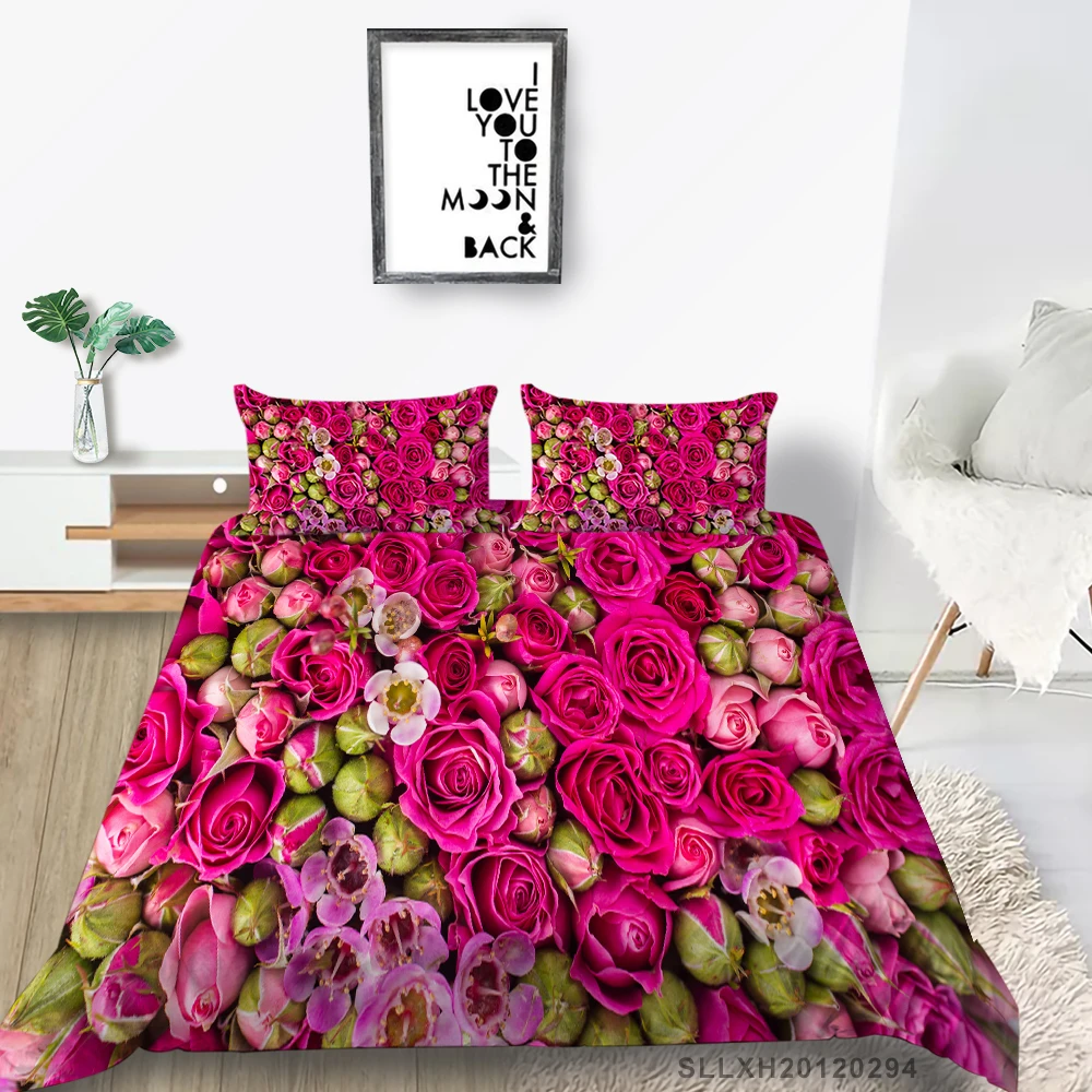 Stewart Island Knooppunt een paar Roze Rozen Bed Set Voor Meisjes Elegante Romantische 3D Dekbedovertrek Bud  Koningin Double Twin Volledige Single Koning Bloemen Beddengoed set  Mooie|Beddengoed sets| - AliExpress