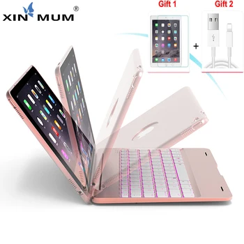 

7 Colors Backlit Foldable Case Cover For Apple iPad mini 5 2019 mini 4 A1538 A1550 Ultra Thin Smart Wireless Bluetooth Keyboard