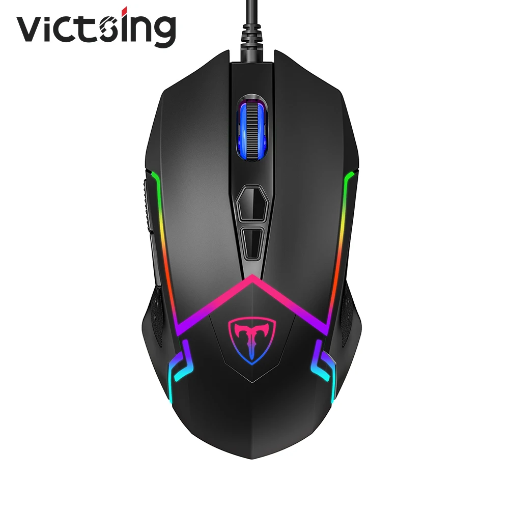 VicTsing PC233 игровая мышь проводная 7 программируемых кнопок Chroma RGB с подсветкой