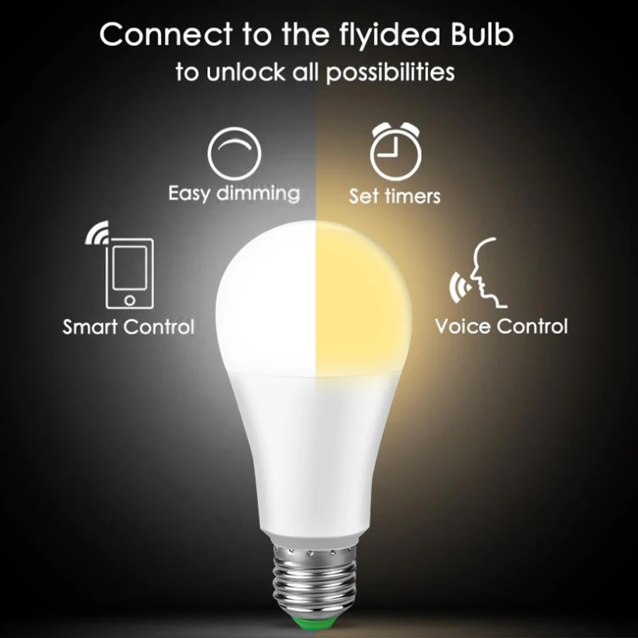 E27 Led Dimmable 110V 220V B22 WiFi умная светодиодная лампочка для дома Wi-Fi, Светодиодная лампа 15W работает с Amazon Alexa Google Home