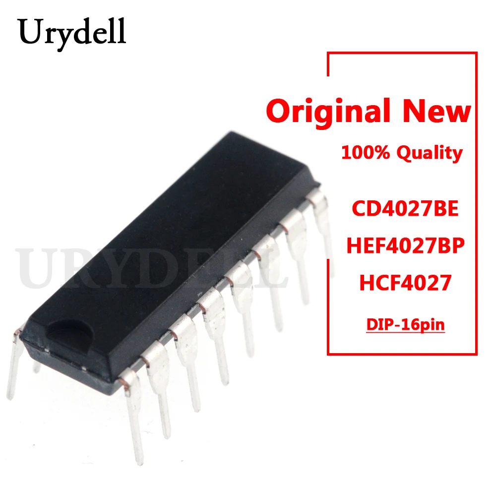 5 шт. CD4027BE CD4027BD HEF4027BP HCF4027 CMOS двойной J-K Master-Slave флип-флоп DIP-16pin | Электронные