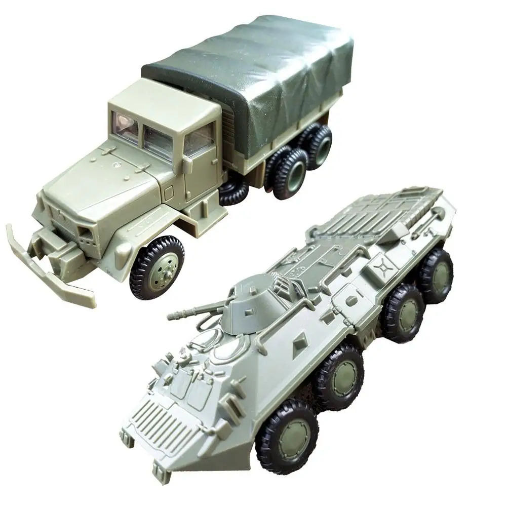 2 шт./компл. 1/72 M35 грузовик BTR-80 кавалерия модель перевозчика DIY сборка ремесло