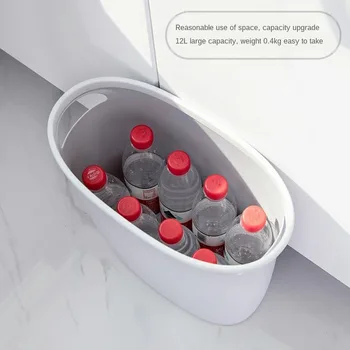 

Classification Gap Trash Can Household Large Capacity Storage Basket with Ring Kitchen Office Paper Basket Dust Basket bathroom