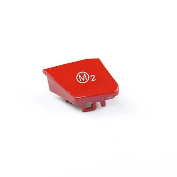 

Accessory Car button cover Tool Parts 2pcs Auto Switch Red Replacement