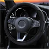 Universal Leather Car Steering Wheel Cover For VW Volkswagen Polo Golf 4 5 6 Passat B6 Touran Beetle Tiguan Anti-Slip Dust-proof ► Photo 3/6