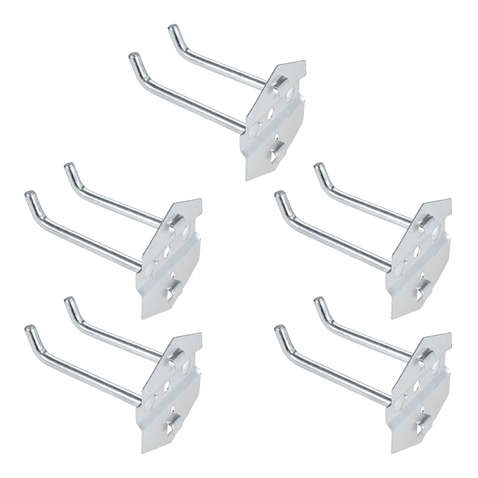Metal Hook 5PCS Tool Hanging Hook Metal Display Rack Metal Shop Good Shelf Hooks Thickening Hole Plate 25/50/75/100/150/200MM metal hook multi purpose hooks wall organizer hook wall mount hooks