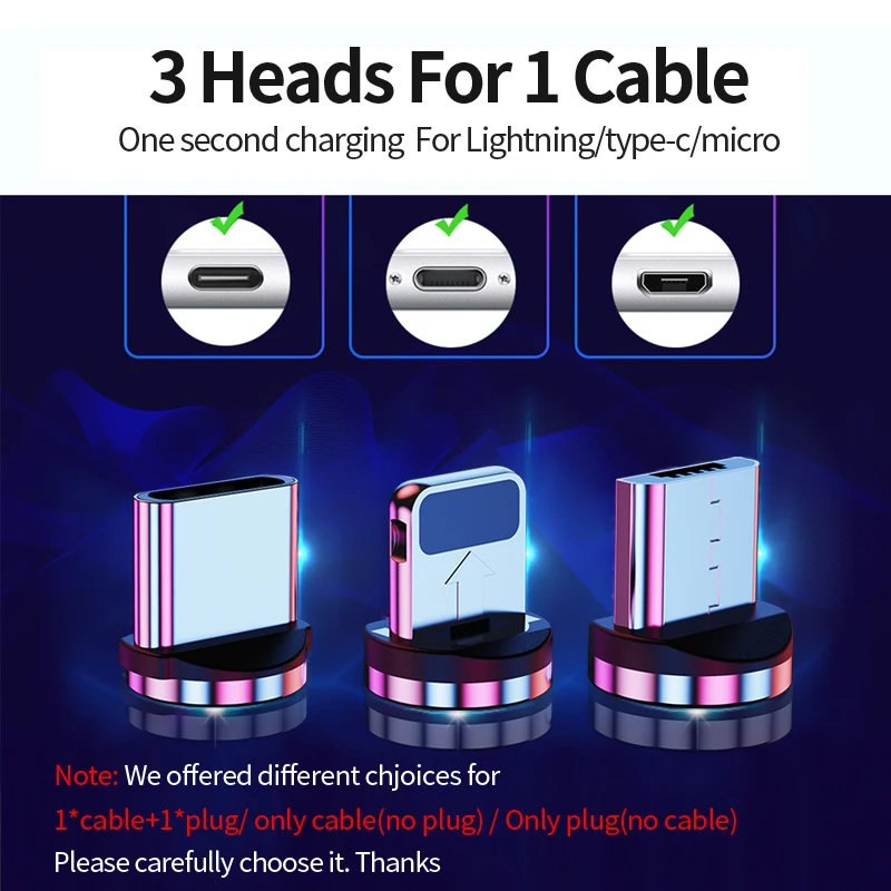 Udyr 2 м Магнитный кабель Micro usb type C кабель для iPhone xs samsung Быстрая зарядка магнитное зарядное устройство USB Кабели Шнур для мобильного телефона