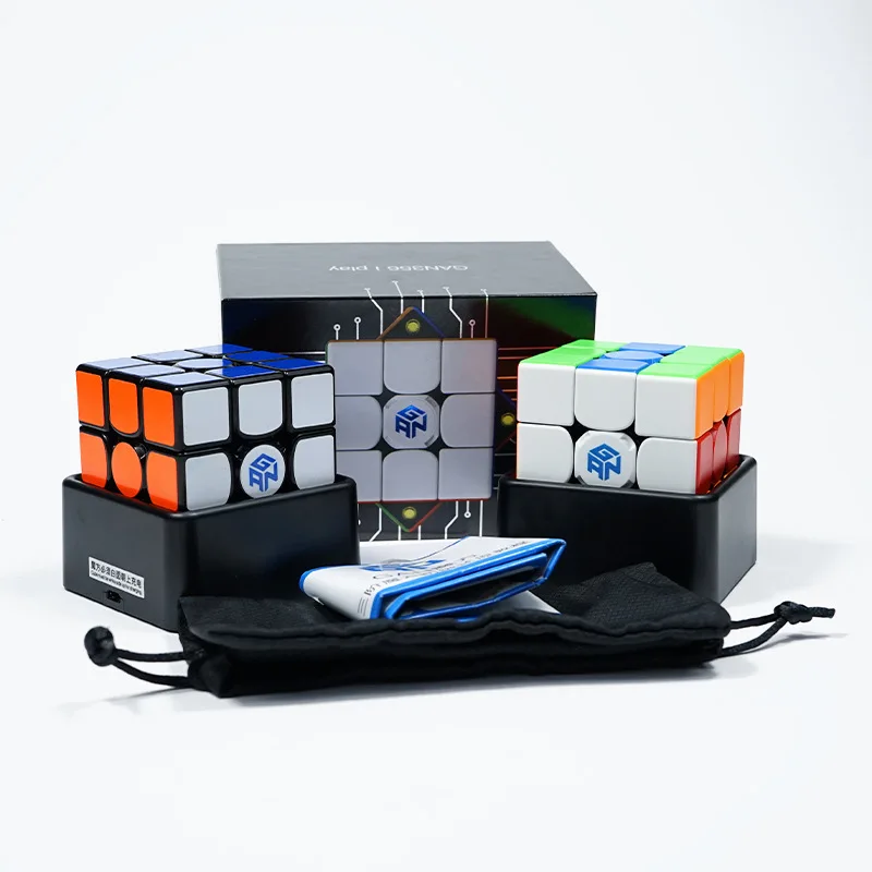 GAN 356i Play 3x3x3 Магнитный магический куб умный боевой головоломка скоростная Плавная