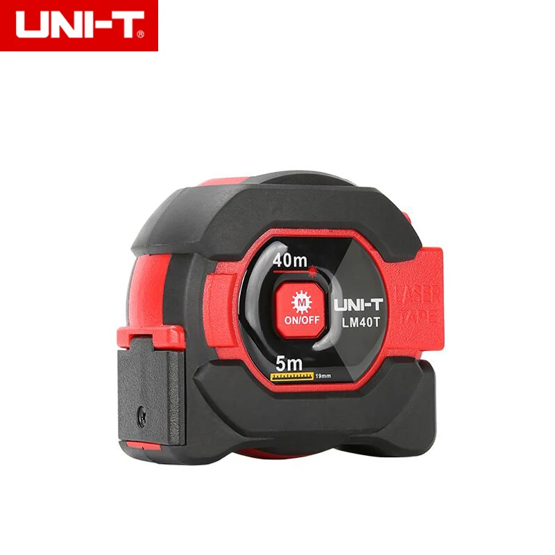 

UNI-T LM40T 2-in-1 laser tape measure high precision range finder infrared tape measure handheld electronic ruler