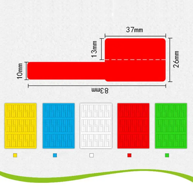 30 шт. водонепроницаемые идентификационные этикетки для лазерного