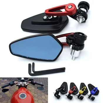 

Universal 7/8 "22mm Handlebar Motorcycle Rearview Mirror Moto mirror For Kawasaki W800 SE NINJA 650R VERSYS ZZR600 EX500R NINJA