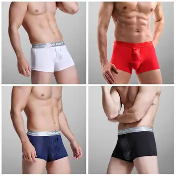 

Men's Breathe Underwear Bullet Separation Scrotum Physiological cueca masculina Breathable Boxers Panties Underpants Men's N9X4