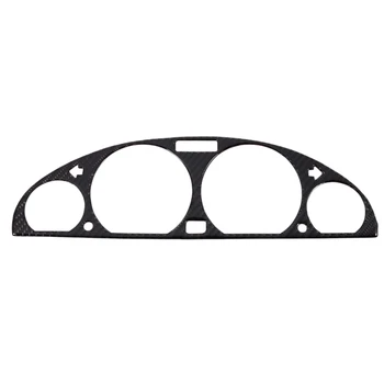 

De Fibra De Carbono Interior Del Panel De Instrumentos Marco Decorativo Tablero Cubierta Pegatinas Trim Interior Para for BMW E4