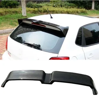 

For Volkswagen POLO 2010-2016 ABS spoiler Primer or Carbon Fiber Decorative pattern rear wing spoiler