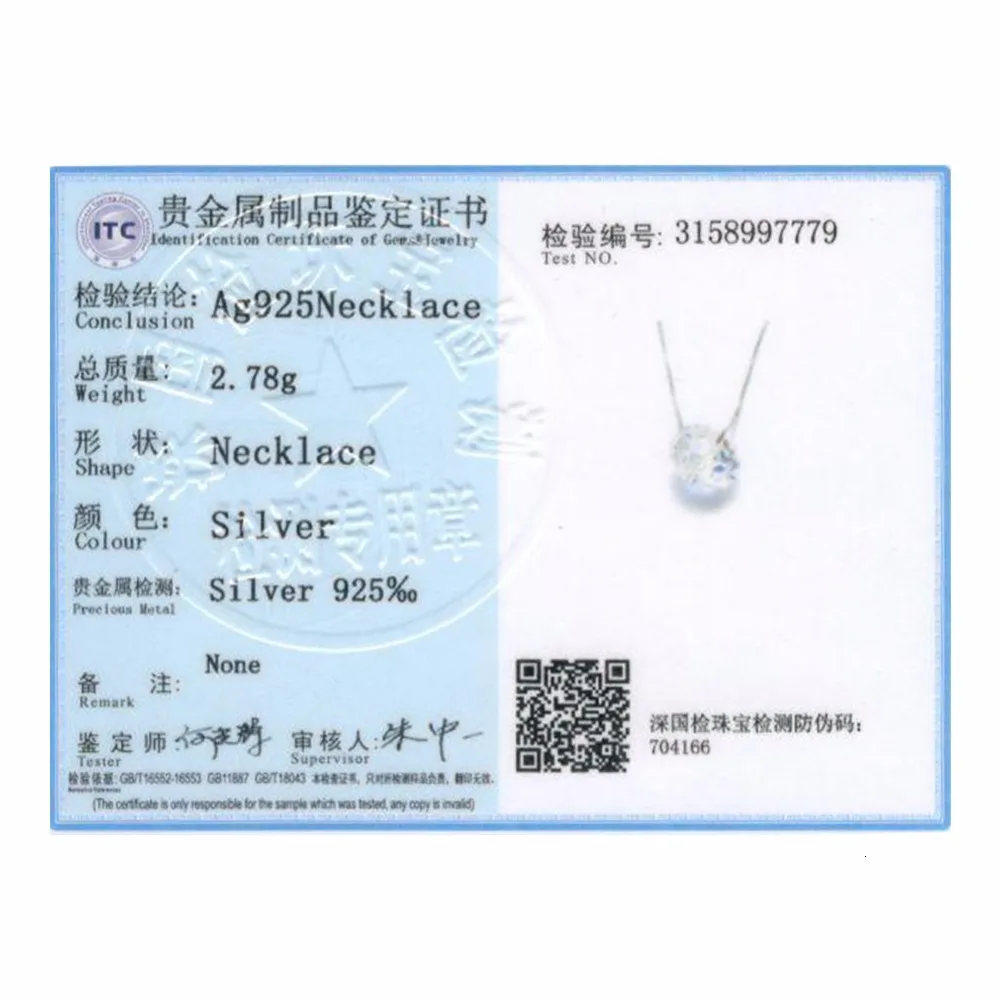 Lekani Стерлинговое Серебро 925 пробы ожерелье шар в форме кристаллов от Swarovski овальные бусины кулон ожерелье для женщин ювелирные изделия девушка подарок