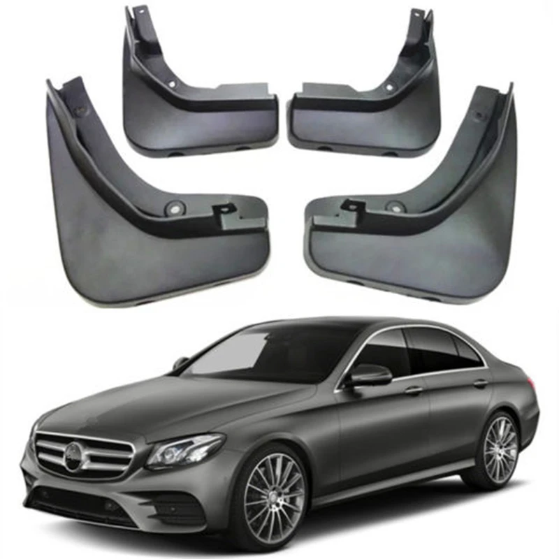 Car Splash Mud Guards Flaps Fit For 2013-2018 Benz E Class Sport Sedan W213 W212 fender 4pcs/set | Автомобили и мотоциклы