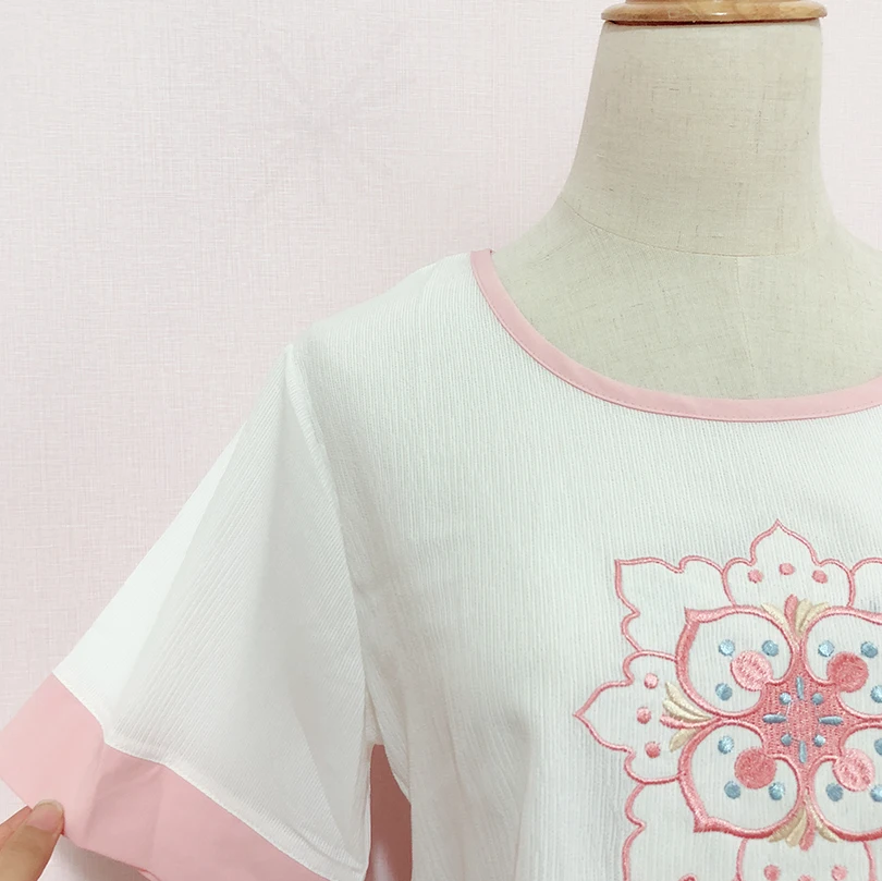 Китайский национальный танец костюм Hanfu женщины Улучшенный Китайский народное платье сценическая одежда Восточное представление одежда Народный наряд SL13