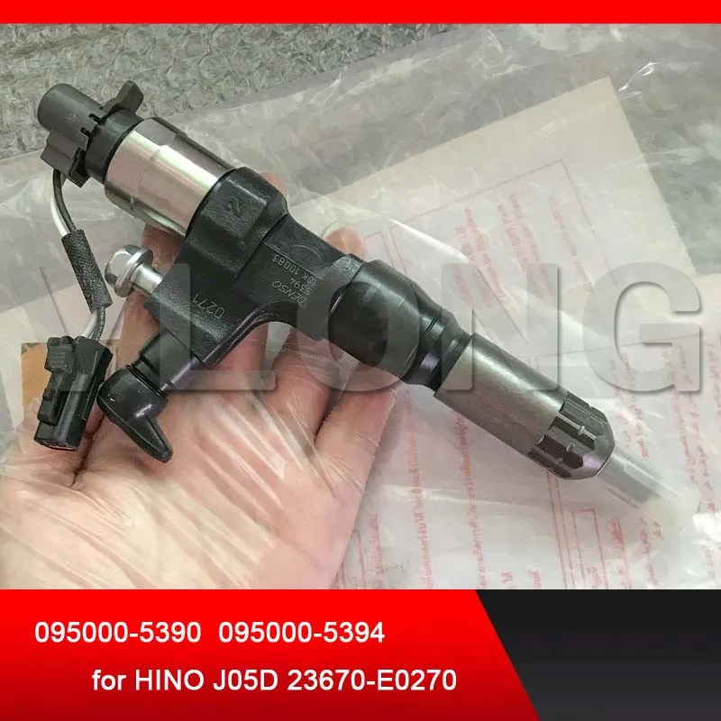 Подлинный и common rail топливный инжектор 095000-5390 095000-5394 для HINO J05D 23670-E0270