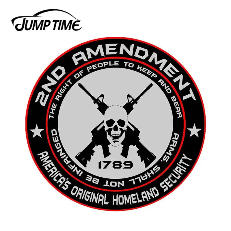 JumpTime 13 см x для 2 го изменения логотипа пистолет права виниловая наклейка бампер