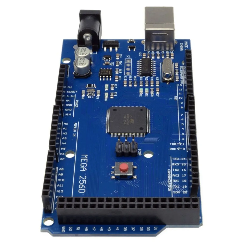 США Корабль МЕГА 2560 R3 плата Atmega2560-16Au Ch340G+ Usb кабель для Arduino модуль Улучшенный 2560 модуль