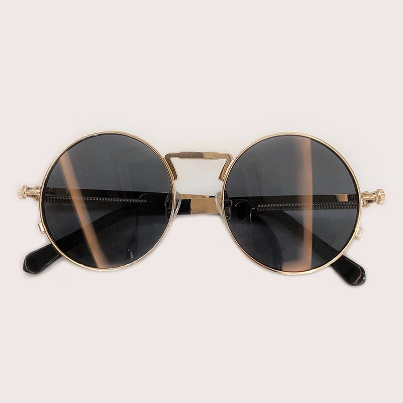 No3 Sunglasses Ретро Круглые женские солнцезащитные очки брендовые дизайнерские женские солнцезащитные очки с металлической оправой женские солнцезащитные очки с защитой от ультрафиолета - Цвет линз: No3 Sunglasses