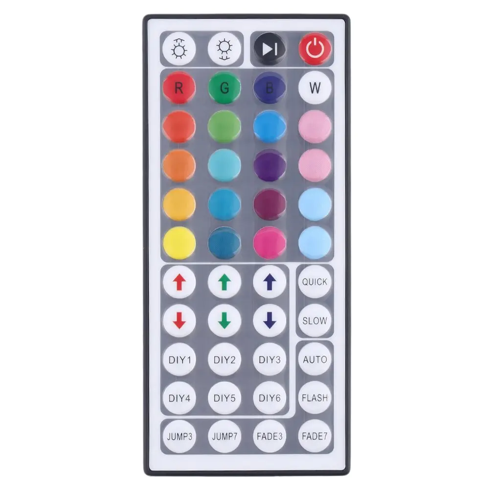 Новое поступление DC 12V 24A 288W 44key ИК пульт дистанционного управления RGB 3528 5050 SMD Светодиодная лента многоцветная портативная прочная