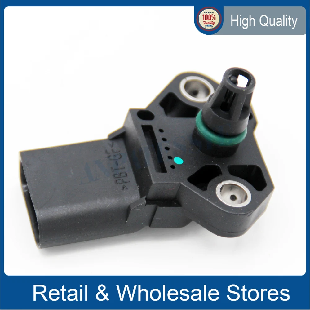 Collettore Assoluto Turbo Map Sensor Boost Pressure Drucksensor Mittente Per Audi A3 A4 A6 Q3 S3 Tt 1.8 2.0 Tfsi Fsi T 038 906 051 D
