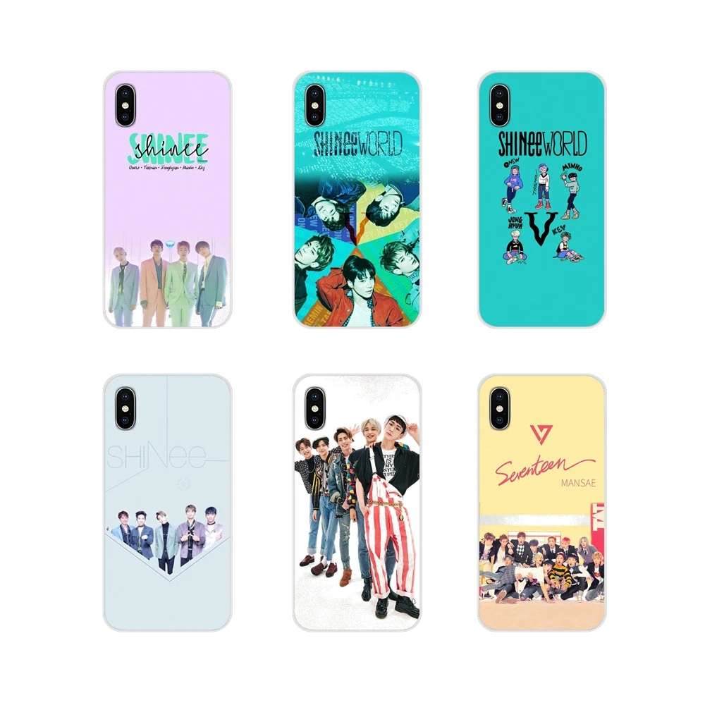 

SHINee KPOP Boy group Custom For Oneplus 3T 5T 6T Nokia 2 3 5 6 8 9 230 3310 2.1 3.1 5.1 7 Plus 2017 2018 Transparent TPU Covers