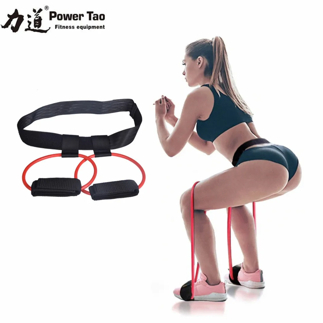 

Hot Sales Fitness Booty Belt Leg Strength Training Chest Expander on Latex Resistance Band