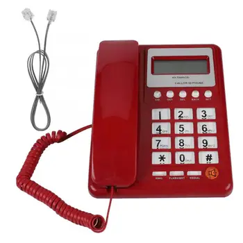 

Home Hotel Wired Corded Telephone Desktop Phone Office Landline Fixed Telephone Caller ID