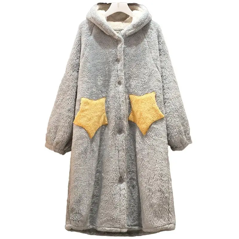L-4xl осень-зима, женские модные Свободные Повседневные свитера больших размеров, кашемировый длинный кардиган, куртка, шикарные шерстяные теплые вязаные пальто - Цвет: Серый