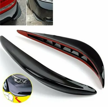 

2Pcs Universal Front Rear Bumper Lip Diffuser Splitter Fins Body Spoiler Canards Valence Chin Car Tuning Canard Auto Accessories