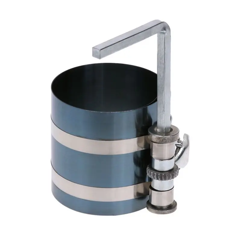 4 Inch 53 175mm Steel Car Engine Piston Ring Compressor Tool Installer Band Ratcheting With L Socket Head Hex Wrench Pistons Rings Rods Parts Aliexpress