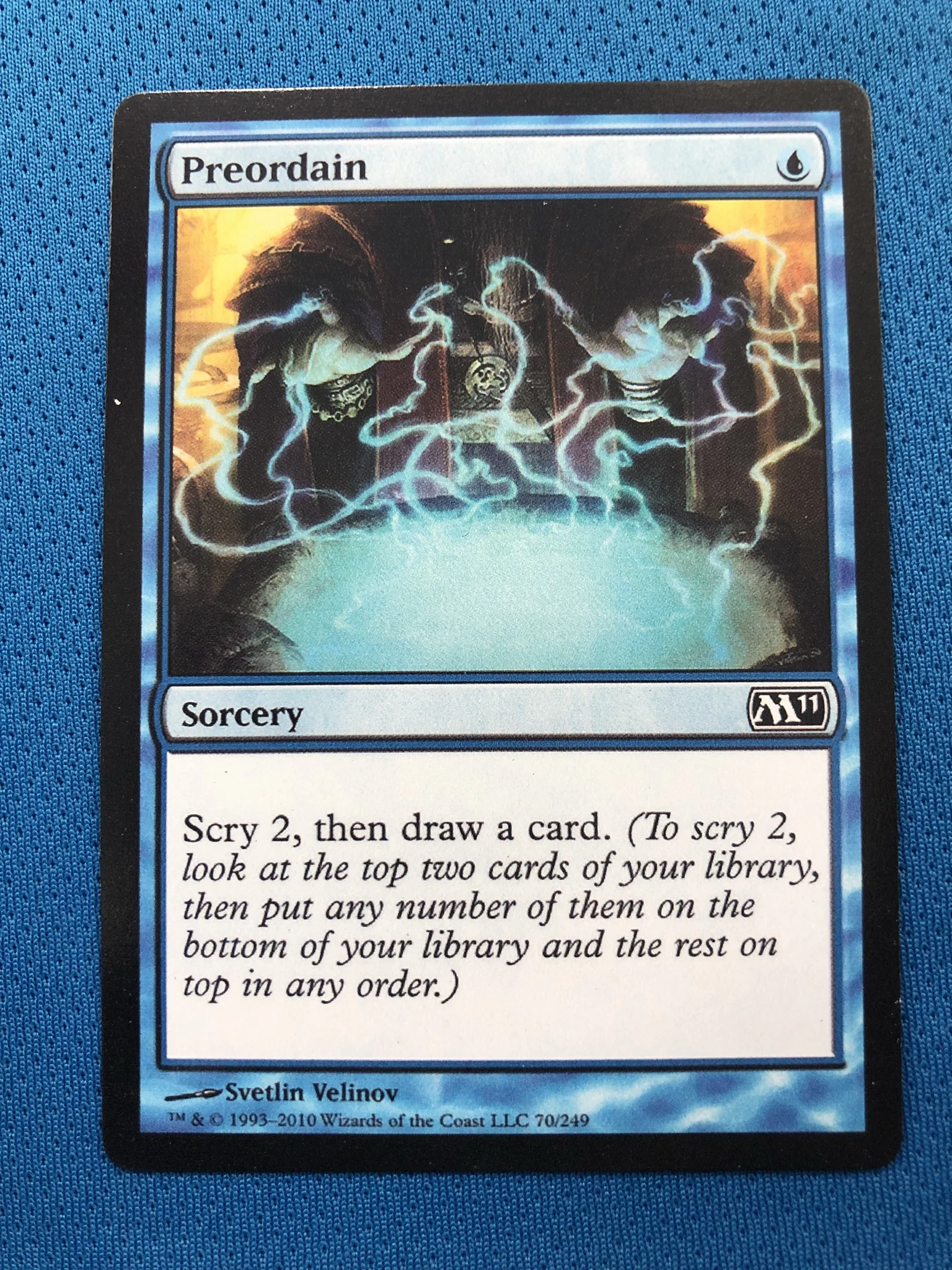 Preordain M11(Magic 2011 Core Set) magician ProxyKing 8,0 VIP прокси-карты для сбора каждой карты mg