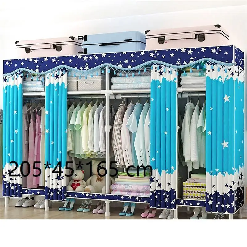 Version T Penderie Chambre Rangement Armario Tela Moveis Para Casa Ropero, мебель для дома, спальни, шкаф, Mueble De Dormitorio, шкаф - Цвет: Version T
