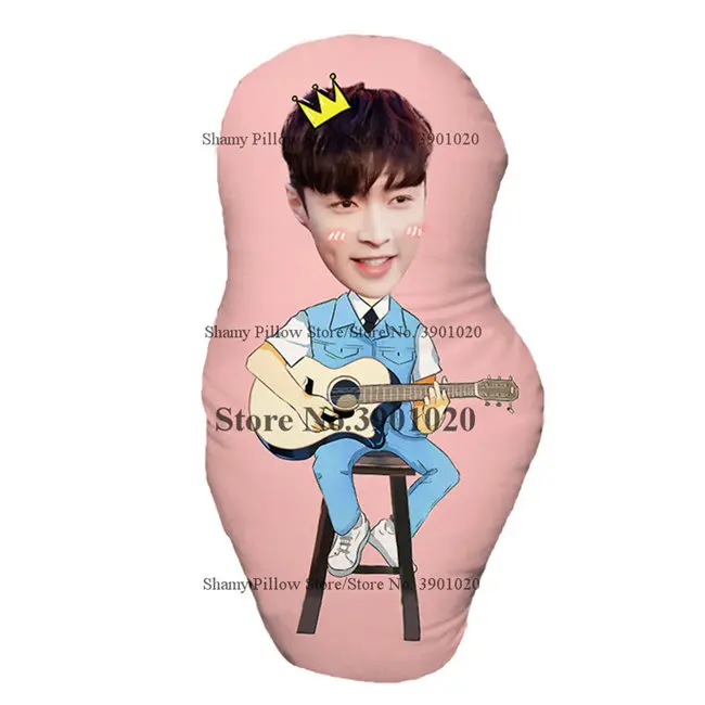 GOT7 EXO подушки V Jungkook Baek Hyun Boyfriend мягкие пользовательские обнимающие подушки подарок для девочки - Цвет: EXO LAY