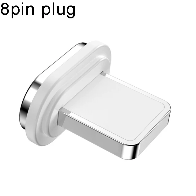 only 8pin plug 5A Магнитный Тип Кабеля C кабель супер быстрая зарядка для телефона huawei p30 lite p20 p10 p9 Microusb магнит usb-кабель для передачи данных и для зарядки кабель Магнитная - Цвет: only 8pin plug