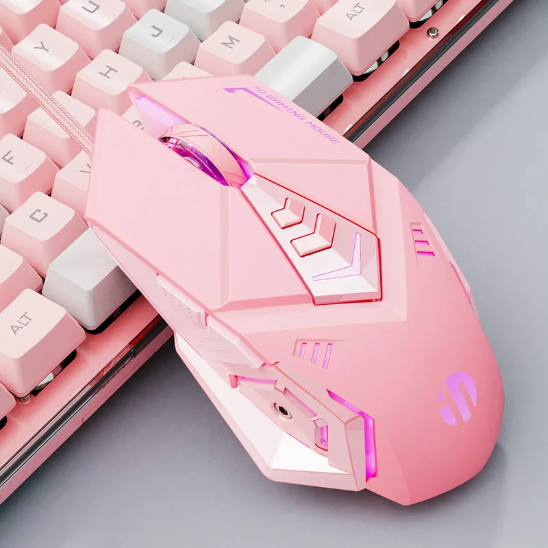 Купить Розовую Мышку Игровую