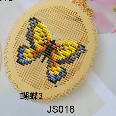 JS018 Oneroom Бабочка DIY ремесло Стич вышивки крестом металлическая Закладка серебро Золотой Рукоделие Вышивка ремесла Вышивка крестом - Цвет: JS018