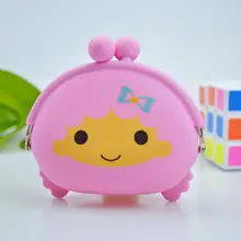 Новинка, Модный милый кавайный конфетный цвет, Женский кошелек для девочек с мультяшным животным, разноцветный силиконовый кошелек для монет, детский подарок# EDS