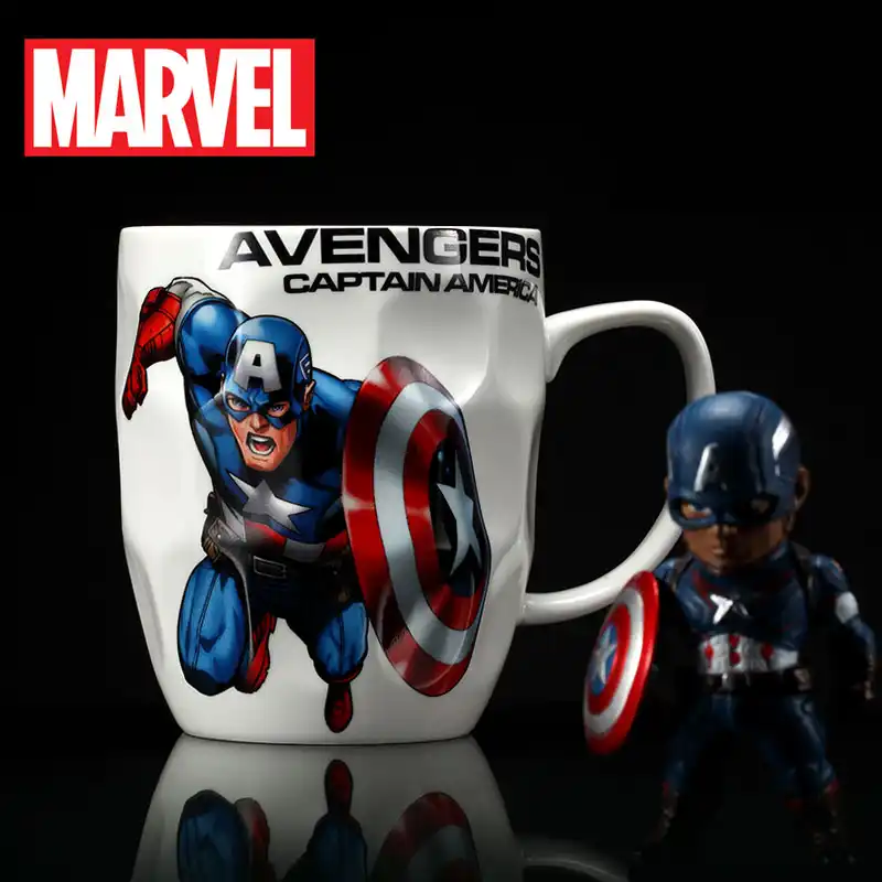 ディズニーセラミックカップ本物marvelアベンジャーズ4米国キャプテンレイセオンハルクアイアンマンカップ Mugs Aliexpress