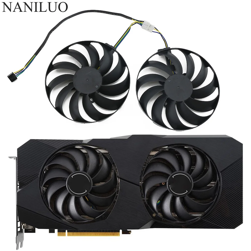 95 мм T129215SU FDC10U12S9-C 4Pin 5600XT 5700XT вентилятор графической карты для ASUS Radeon RX 5700 5600 XT DUAL EVO