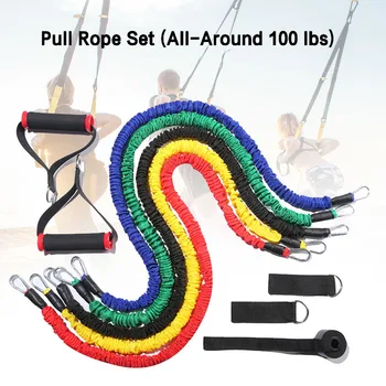 

11pcs/Set Resistance Bands Pull Rope for Home Gym Equipment Workout Fitness Exercise Resistance Training Accessories MS