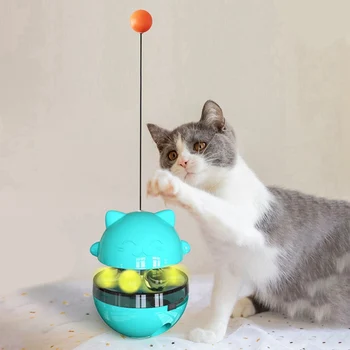 

Pet Interactive Toys Dog Bowl Feeder Cat Feeding Toys Pets Tumbler Leakage Food Ball Pet Training Exercise Fun Bowl Pet Supplies