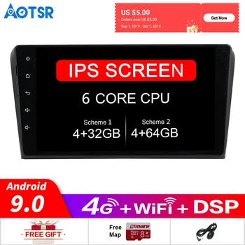 

Android 9.0 DSP Car GPS Navigation radio player For Mazda 3 2010-2012 car Multimedia Radio Audio Player Headunit No DVD wifi dsp