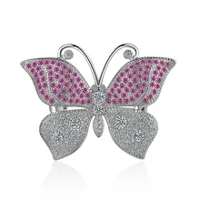 Европейская и американская бабочка вставки бриллиантовая брошь Джокер пряжка на плащ брошь дорогой атмосфера Matchs украшают Артикул