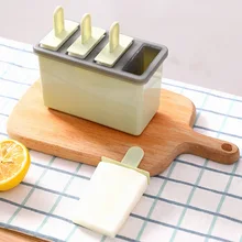 Самодельный Лед Крем инструменты для приготовления пищи Бытовая самодельная квадратная форма для мороженого на палочке замороженный кубик льда формы Прямая