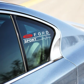 

2PCS Car window pillar trim Sticker Rear Windscreen Decal For Ford Focus 2 3 1 MK2 MK3 MK1 Fusion Auto Styling Accessories