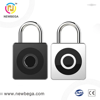 

USB smart keyless fingerprint lock suitcase anti-theft long standby electronic padlock zinc alloy smart padlock