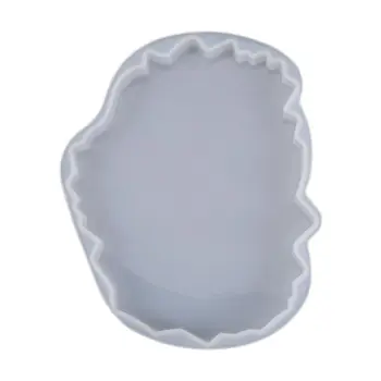 

Silicone Crystal Epoxy Resin Mold Irregular Wave Coaster Mat Casting Mould Craft M2EA